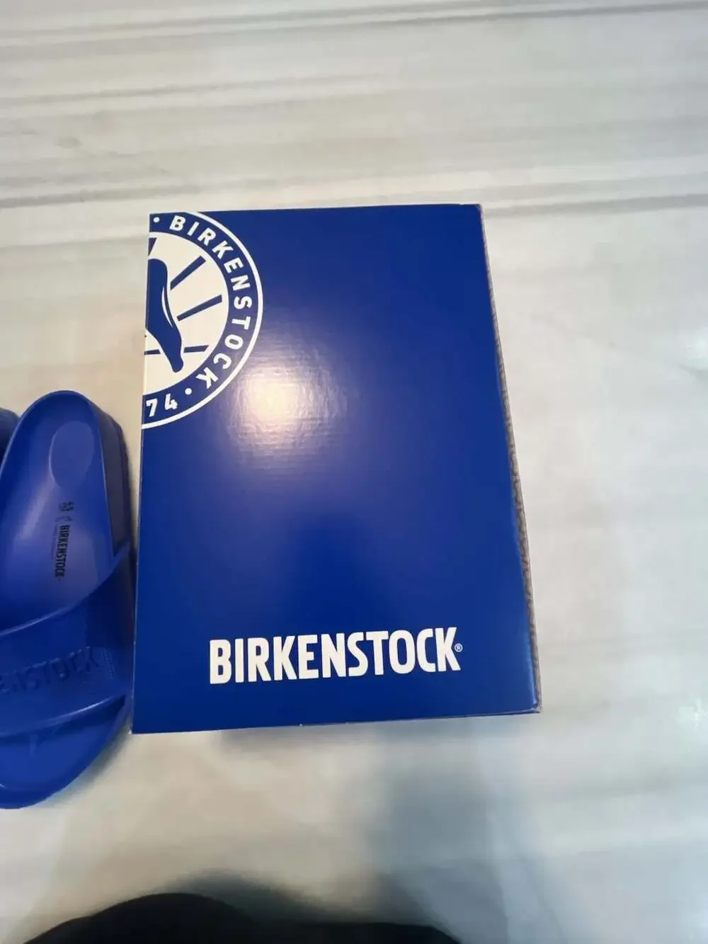 Birkenstock Barbados EVA Ultra Blue Sandals Size 45 Regular